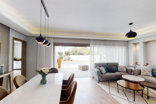 Maison de standing avec terrasse dans résidence sécurisée à Bensergao