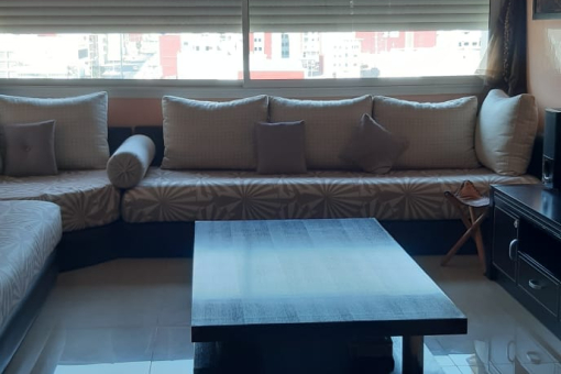 Appartement meublé 89m² avec parking titré – 9ème étage – Hay Mohammadi Islane (GH05)