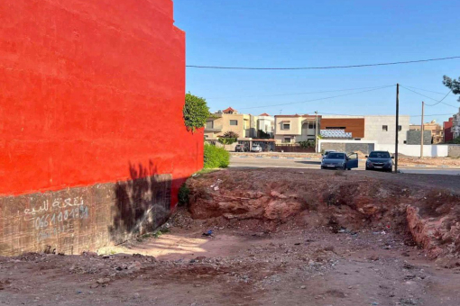 Terrain constructible 396m2  - zone villa à Zaytoune - Tikiouine